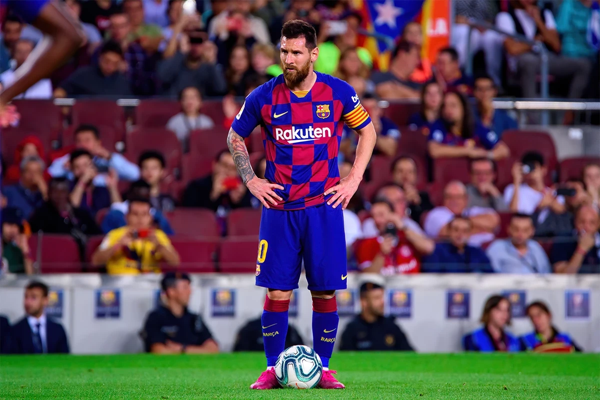 Lionel Messi - rzut wolny - FC Barcelona